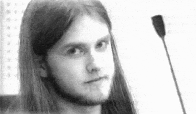 talysadele:  Varg Vikernes upon hearing the guilty verdict at