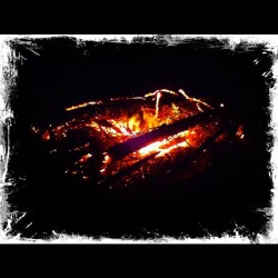 Beach Bonfire at Night (Taken with instagram)