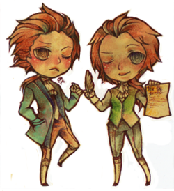 kotaline:  detonators:  Alexander Hamilton (left) for kota because