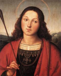 demedici:  Raphael, Saint Sebastian, 1501-1502 Accademia Carraro,