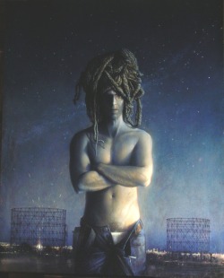 binnorie:  Agostino Arrivabene’s Blu. 2007 oil on canvas cm