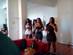 youngmclayton:  Models on Deck on the set  “Toast to That”