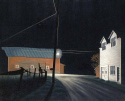 Bright Light at Russell’s Corners oil on canvas by George