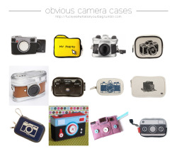 fuckyeahwhatsinyourbag:  Obvious camera cases[ 01 ] [ 02 ] [