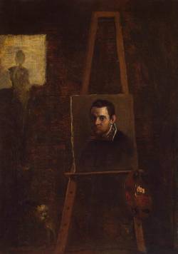 artmagnifique:  ANNIBALE CARRACCI. Self-Portrait, 1604, oil on