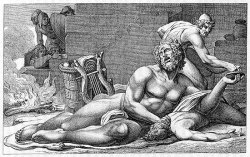 Odysseus und Polyphem - Giovanni Genelli Buonaventura(1798-1868)