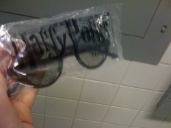  So I work at a movie theatre These are what the 3d glasses are