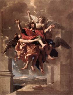 fuckyeah-arthistory:  The Ecstasy of St. Paul - Nicolas Poussin,
