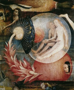 lucifelle:  Hieronymus Bosch - Detail from Garden of Earthly