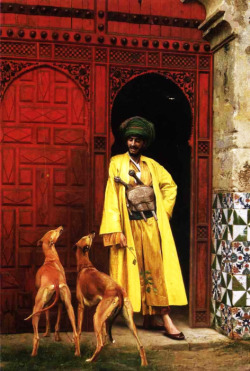 welovepaintings:  Jean-Leon Gerome (1824-1904)An Arab and his