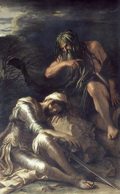 jordansartmuseum:  Salvator Rosa. The Dream of Aeneas. ca. 1663–1666.