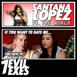 yuupsuredid:  Santana Lopez vs. The World 