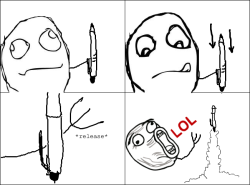epic4chan:  playing with pens (we’ve all done this)  画 