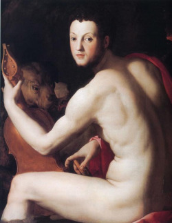 100artistsbook:  Agnolo Bronzino:  Cosimo de Medici as Orpheus