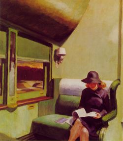 cavetocanvas:  Compartment C, Car 293 - Edward Hopper, 1938 