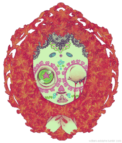 william-adolphe:  sugar skull | día de muertos :3 hehehe  awww