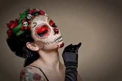 yaymakeup:  Another awesome day of the dead look!! 
