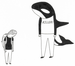 killer whale and awkward turtle? hahah