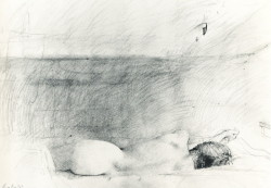 paperimages:  Andrew Wyeth - sketch for the painting Barracoon,