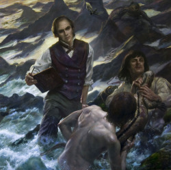 Donato Giancola - Darwin The Strangers With Craft