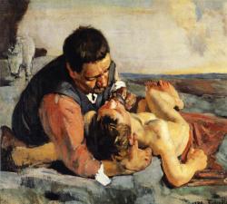 peira:  Ferdinand Hodler:  The Good Samaritan (1883) 