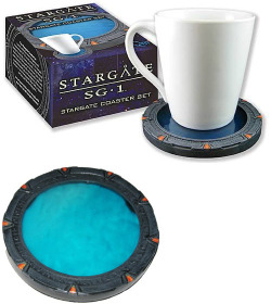 herochan:  Stargate Coasters available at thinkgeek Send your