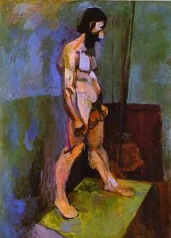 post-impressionism:  Male Model 1900 Henri Matisse 