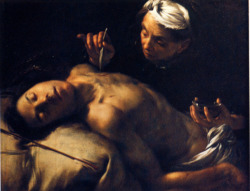 necspenecmetu:  Francesco Cairo, Saint Sebastian, 1635 