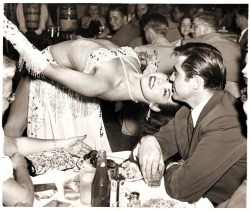 Nejla Ates    aka.&ldquo;The Turkish Delight&rdquo;.. In a photo taken in October &lsquo;53, Nejla is seen here bending over backwards for new boyfriend-actor: Steve Cochran, at a Washington DC nightclub.. Former fiancee Sheppard King had recently