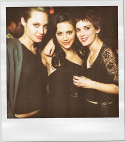 Angelina Jolie, Brittany Murphy, and Winona Ryder at a Girl,