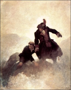 missfolly:  N.C. Wyeth - Illustration from ‘Kidnapped’ by
