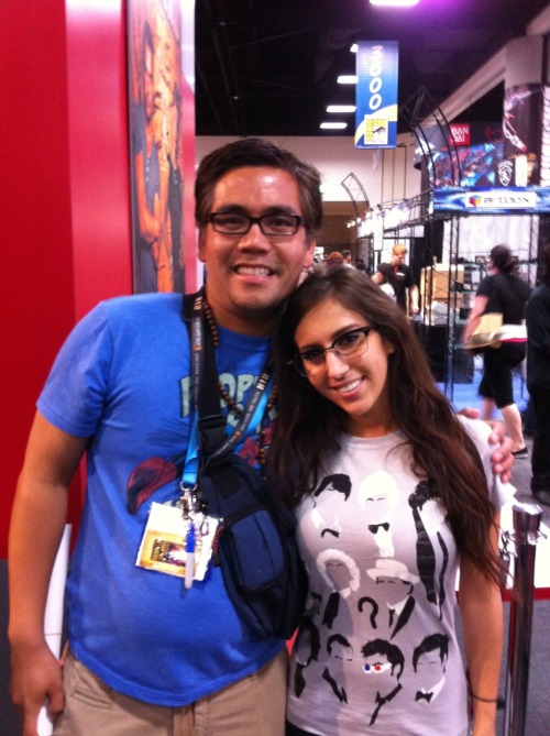 Yay for meeting fans at SDCC! Thanks guys! You’re amazing!