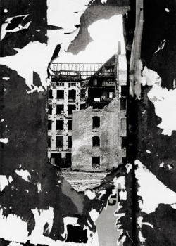 Building ruins photo by Gerhard Ullmann, 1960s