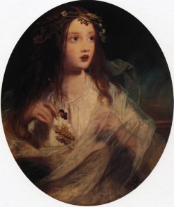 darksilenceinsuburbia:James Sant. Ophélie.