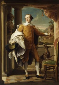 necspenecmetu:  Pompeo Batoni, Portrait of Sir Wyndham Knatchbull-Wyndham,