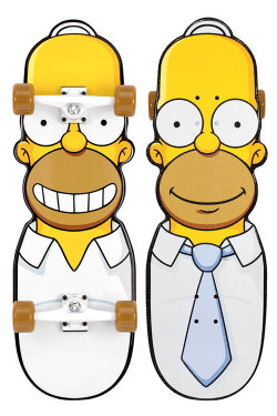geek-art:    Geek-Art.net : Santa Cruz : Simpsons Skateboards