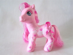 ponyoftheday:  “Breast Cancer Awareness” G3 Pony. This Pony