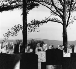 Graveyard, West Danville, Vermont photo by David Plowden, 1971