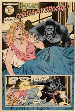 perpetual-loser:  A page of Hawkman in: Gorilla my Dreams! by