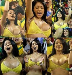 smoovchinee:  god bless brazilian female soccer fans 