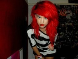 alwaysaprince-est91:  She is RED HOT (;  Red or dead