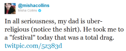 deducing-the-doctor-with-destiel:  watchtheskytonight:  misha-bawlins: