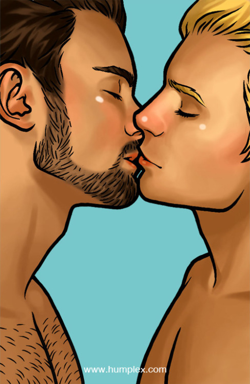 dalelazarov:  Humplex does a little more realistic gay erotic art! Â homocomix:  humplex:Â 2006. Different from my usual style. I just love this one I had to repost it. :)  