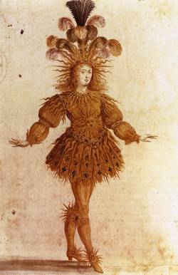 old-world:  Louis XIV, roi soleil , déguisé en apollon, 14