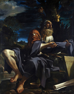 doloresdepalabra:  Guercino - Elijah Fed By Ravens [1620] [Oil