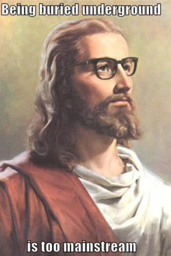 meme-spot:  hipster jesus http://lolerc0aster.tumblr.com/ 