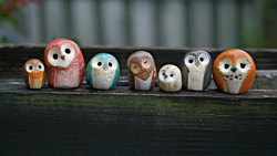 OMG i need these in my life. i feel like making clay owls lol.