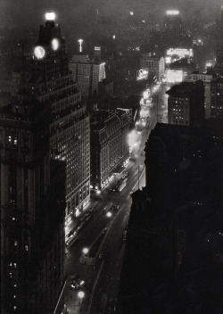 allaboutthepast:  Times Square at night, 1932. 