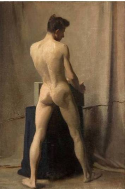 mermanonfire:  Charles Knight (British, 1901-1990), Male nude