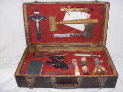 no:  This is an 1890 vampire hunting kit. It includes a stake,